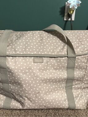 Thirty One Fresh Market Insulated Bag Light Beige Polka Dot
